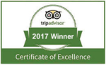 Certificate of Excellence 2016 Winner - Tripadvisor