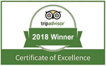 Certificate of Excellence 2017 Winner - Tripadvisor